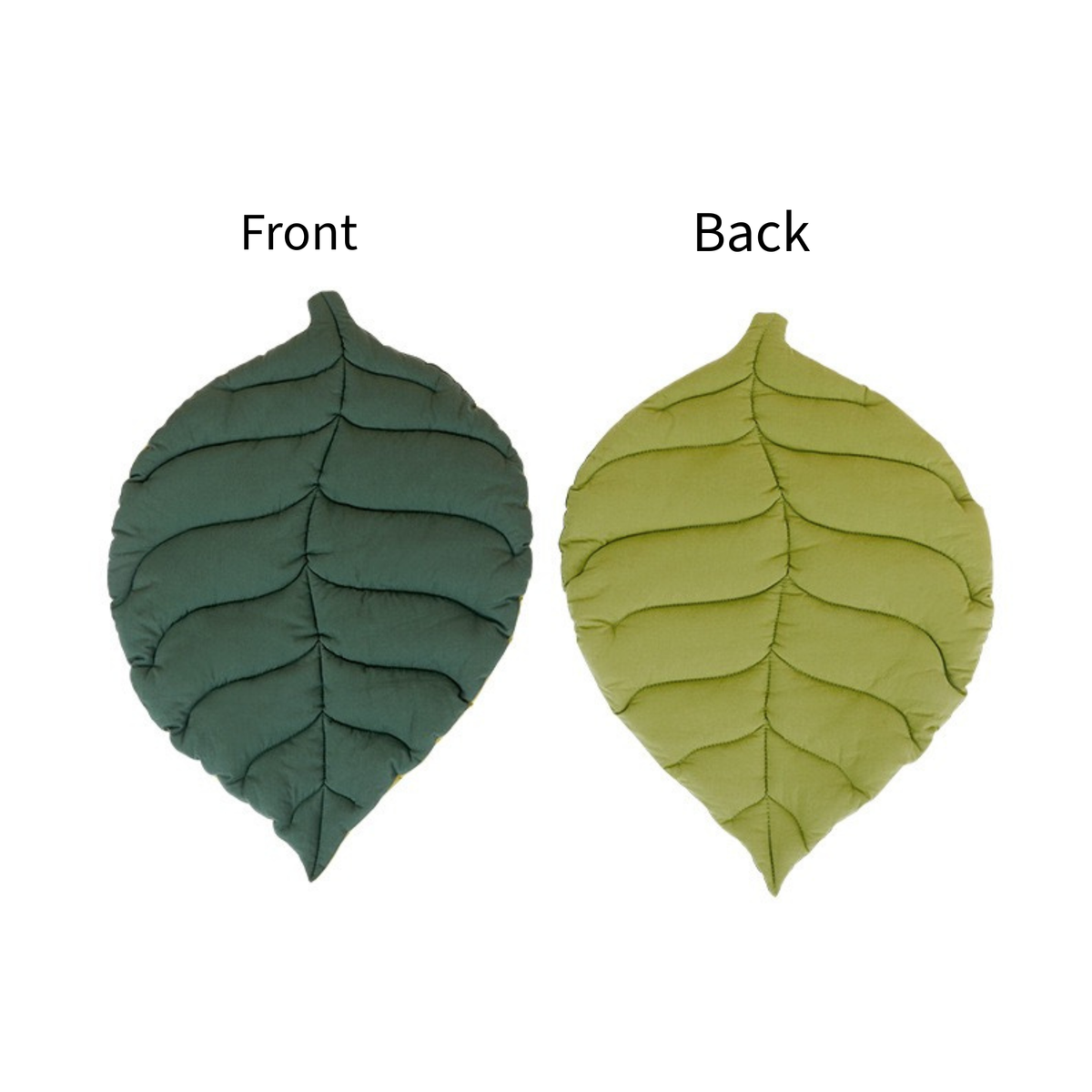 Leaf-Shaped Plush Pet Bed Mat – Soft Washable Cushion for Dogs & Cats