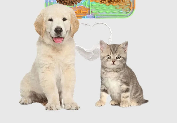 Silicone Dog Lick Mat – Slow Feeder & Bathing Distraction Mat