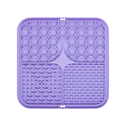 Silicone Dog Lick Mat – Slow Feeder & Bathing Distraction Mat