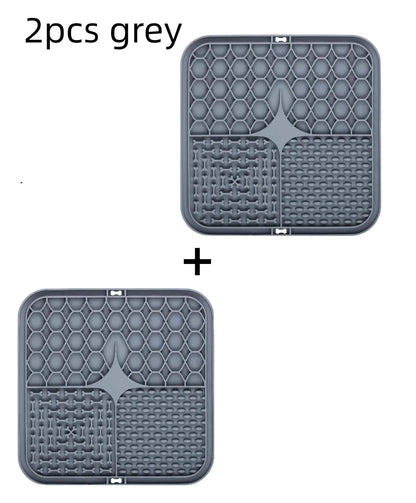 Silicone Dog Lick Mat – Slow Feeder & Bathing Distraction Mat