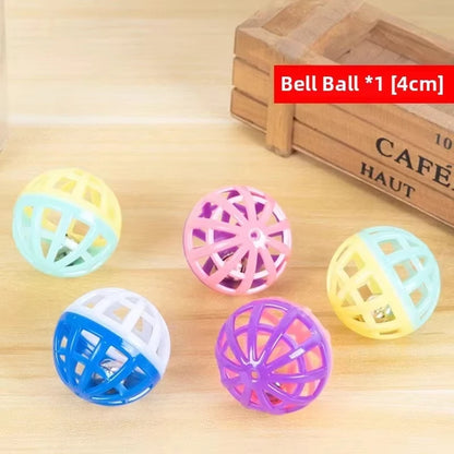 Interactive Cat Puzzle Box Toy with Rolling Balls – Indoor Hunting & Exercise Game