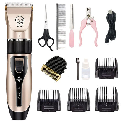 Professional Low Noise Pet Hair Clipper Easy Grooming For Dogs & Cats